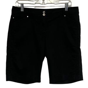White House Black Market Bermuda Shorts Black Size 8